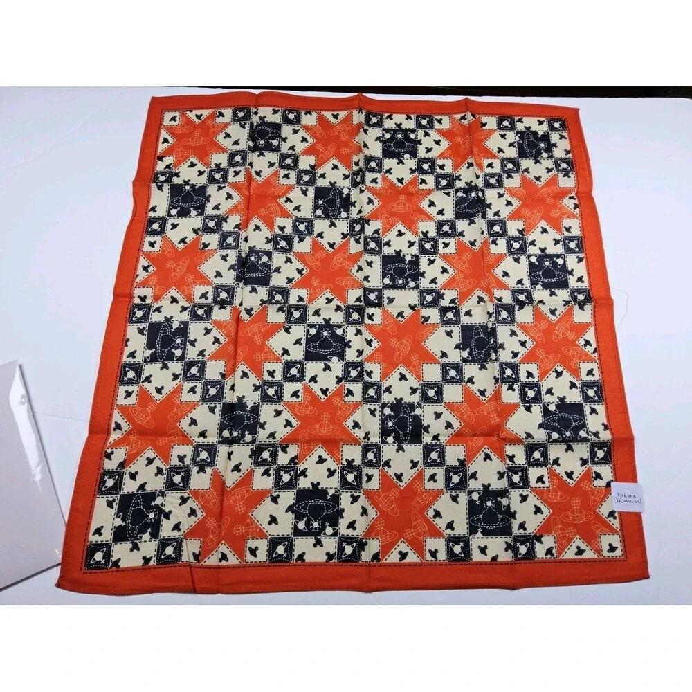 Vivienne Westwood Handkerchief Neckerchief Bandana Scarf Pocket Square Japan